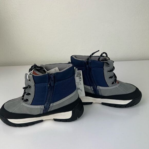Zara CONTRASTING HIGH-TOP SNEAKERS Kids  12 .5 - Picture 2 of 9